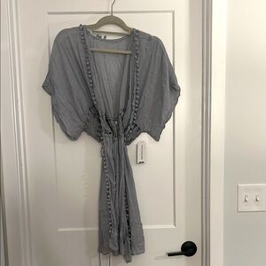 NWT EARTHBOUND Trading Co. Gray Swimsuit Coverup